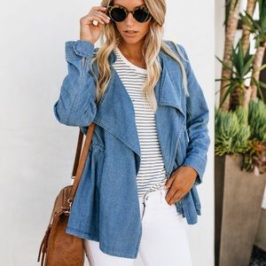 Cameroon cotton pocketed jean jacket